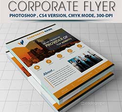通用型传单模板：Corporate Flyer